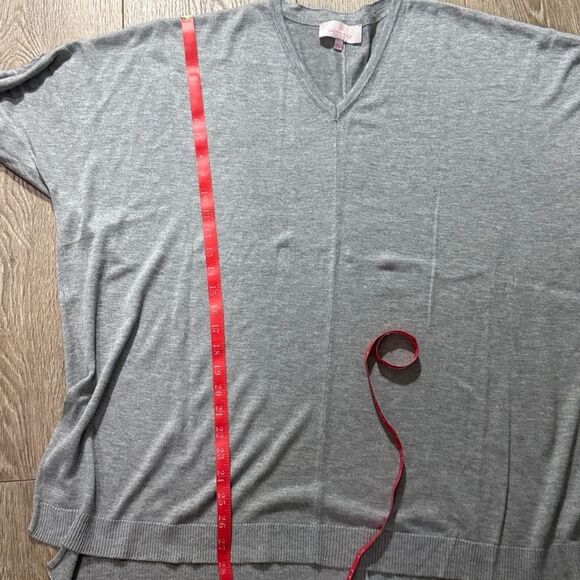 Laurie Felt Heather Gray Oversized Relaxed Pullover Sweater Size M/L - Picture 10 of 11